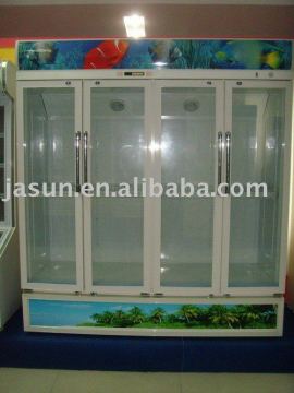 Upright Showcase 4 doors