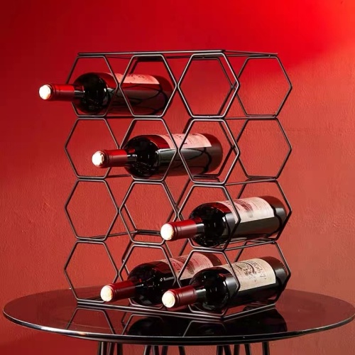 Nordic creative wine rack lattice