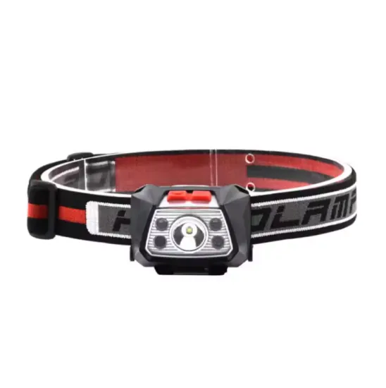 GOLDMORE 2 Lightweight Rechargeable LED Headlamp with Motion Sensor and 4 Modes