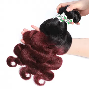 Pre Colored 1b-99j Hair Weave Bundles Cuticle Aligned Peruvian Remy 1b-99j 27 30 33 613 Blonde Ombre Double Weft Hair Body Wave