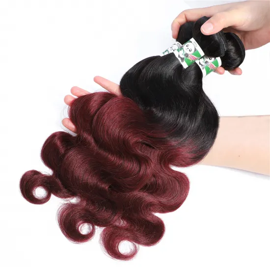 Pre Colored 1b-99j Hair Weave Bundles Cuticle Aligned Peruvian Remy 1b-99j 27 30 33 613 Blonde Ombre Double Weft Hair Body Wave