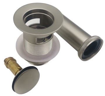 ND537 Brass Tailpiece Pop Up Waste without Overflow