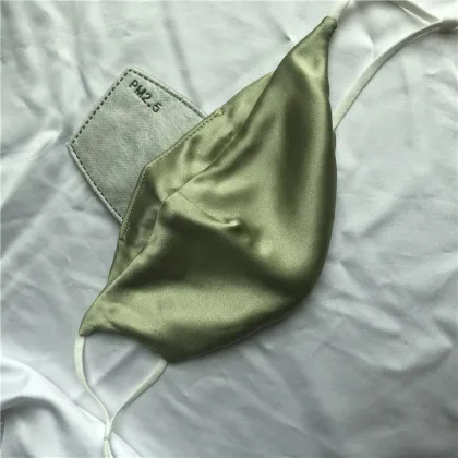 Womens Mulberry Silk UV Face Mask Washable Summer Outdoor UV Protection Face Cover