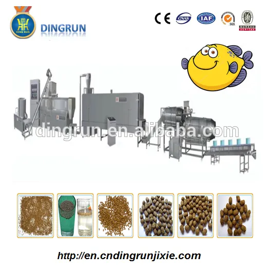 small fish feed machine floating extrusor extrusion fish food