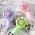Ventilador recarregável portátil de flores
