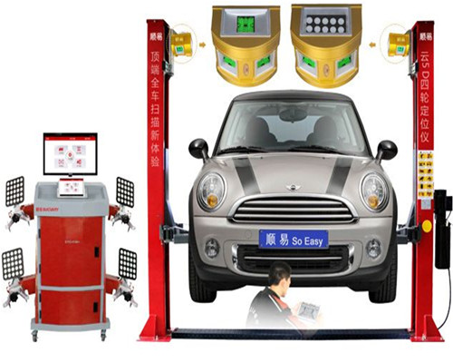 Wheel Alignment with High Stability Cameras 