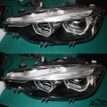 Faros LED negros para BMW 3&#39;LCI