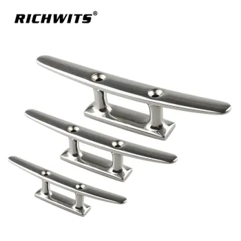 Heavy Duty Boat Cleat Open Base 316 Stainless Marine Grade Steel cleats