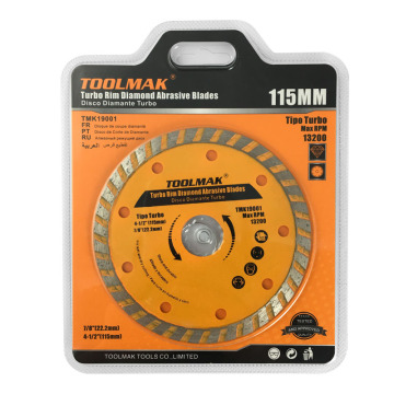 Turbo rim diamond abrasive blades115mm