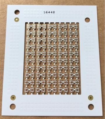 2 layer 0.4mm white solder ENIG PCB