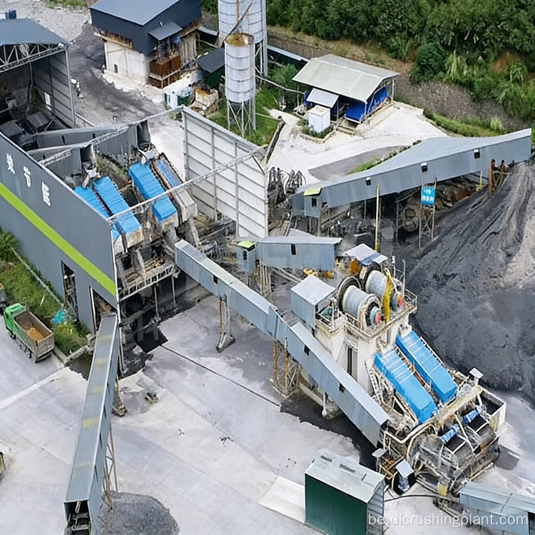 10000 TPD Лінія па вытворчасці запаўняльнікаў будаўнічых адходаў Двухступеністая драбненне Прамыванне вадой Завод з нулявым выкідам пылу