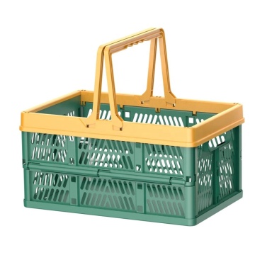 2024 Wahsun Plastic Folding Shopping Baskets: A Variety of Colors Available