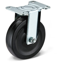 Rigid Brake Caster cleaning Trolley Swivel Wheel