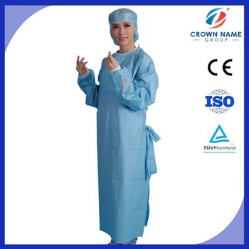 Cheap disposable hospital medical surgical gowns from Wuhan Hubei China                        
                                                Quality Assured