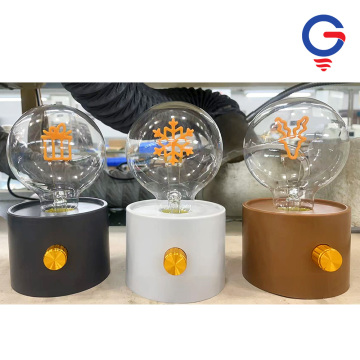 Vintage Rotary Knob Table Lamp