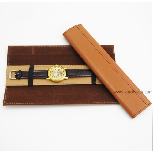 Handmade Waterproof Watch Pouch with Velvet Interior