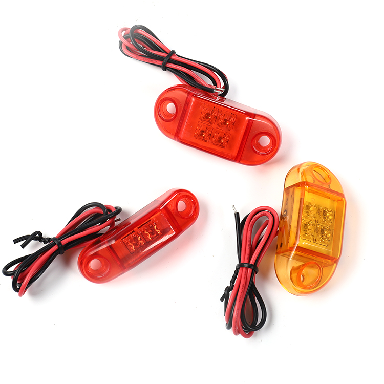 Marker Light Truck Bus Trailer Side Marker Clearance Indicators Red Amber Side Light for Vehicle1