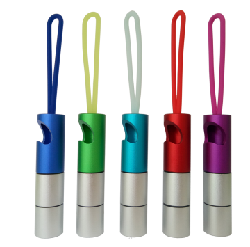 Multi-Function Aluminum Mini LED Flashlight with Bottle Opener and Keychain: Practical Gift Idea