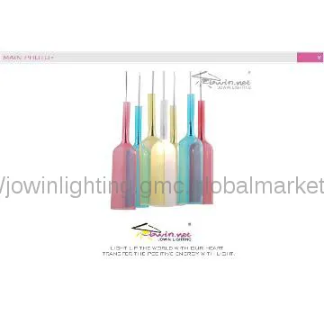Modern Colorful Glass Led Lamp
