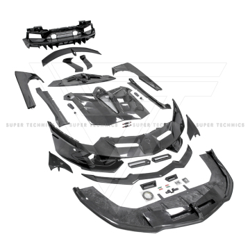 Half Carbon Fiber Body Kits for Lambo Aventador LP720 LP700 LP750 (2011-2015) - SVJ Style Front Rear Bumper Side Skirt Hood