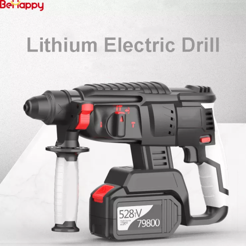 Công cụ sạc điện không chổi than tác động máy khoan máy khoan năng lượng hamer lithium pin power hammer