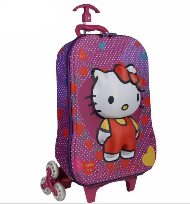 Girls Trolley Bag Kids trolley bag 3D Trolley bag