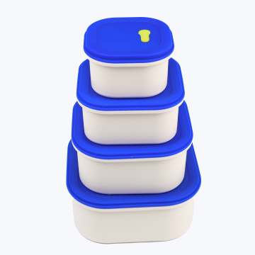 Contenitori per alimenti da cucina premium senza BPA set di contenitori da pranzo a base di bento in silicone