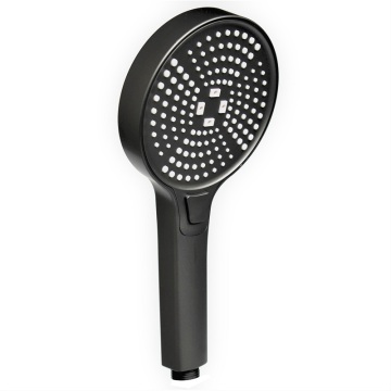 Grey Handheld Bath Shower Set with Three Functions and Button Control