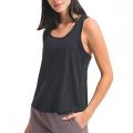 Women's Plus-Size Shirt-Tail Tank Top