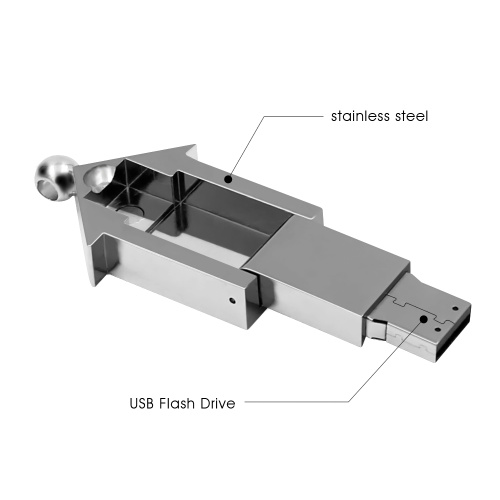 Metal House Flash Memory Usb 32gb Flash Drive