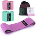 Elastic Fabric Exercise Hip Bands Set