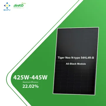 Jinko Tiger Neo N-Type Solar Panels: Specifications and Features of 425W, 430W, 435W, 440W, 445W Modules