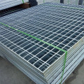 Hot-dipped galvanized steel grating with plain bar