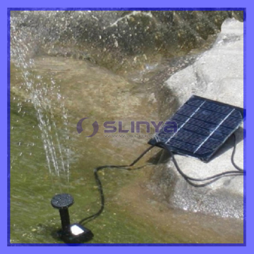 Solar Power Fountain Pool Water Pump Garden Plants Watering Kit