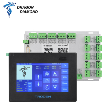 Original Trocen TC-6832: Προχωρημένη οθόνη αφής 7 ιντσών δονητική μαχαίρι Cutting Motion Controller για εφαρμογές CNC-Εύκολη λειτουργία