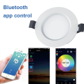 RGBCCT Bluetooth LED Downlight escurecimento Smart APP Control