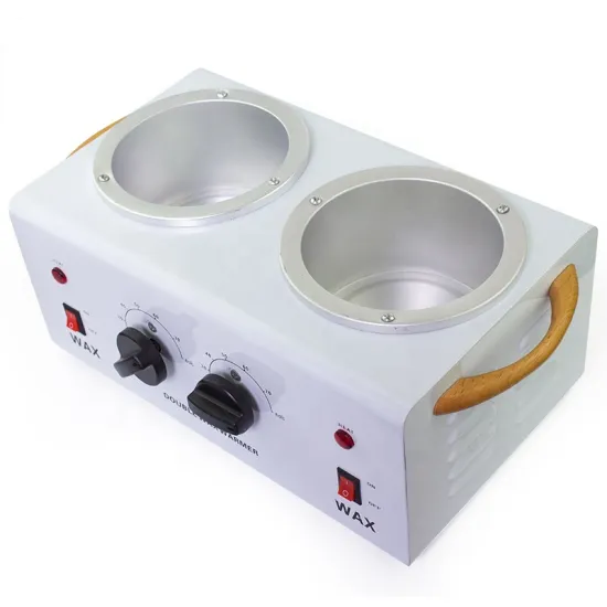 2024 Wholesale Electrical Depilatory Wax Melt Warmer Custom Double Pot Wax Heater