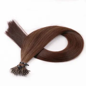 20" Cuticle Aligned Remy Hair Nano Bead/Nano Link/Nano Tip Human Hair Extension Silky Straight Pre bonded Nano Ring Remy Hair