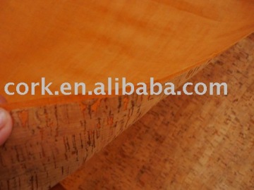 back covered fabric cork paper, cork material for shoes, Suppler, Factory