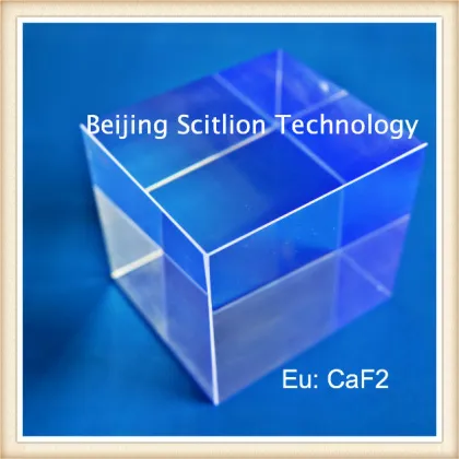 Calcium Fluoride crystal UV blank mono crystal CaF2