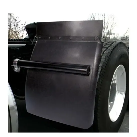 Black Stainless Steel Semi Truck Quarter Fenders for Freightliner