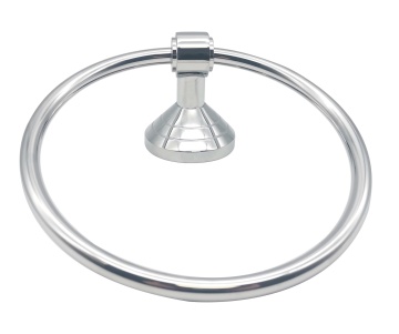 Anneau de serviette de toilette en métal malon à plateau en chrome innada