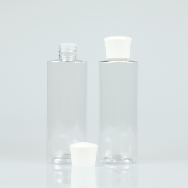 plastic pet 150ml clear toner oval shape bottle