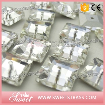 Volume supply superior service sew on resin epoxy rhinestone for boots