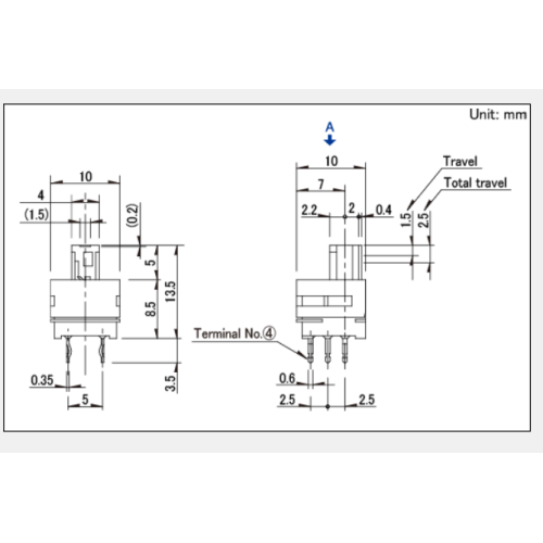 Spph1 series push switch