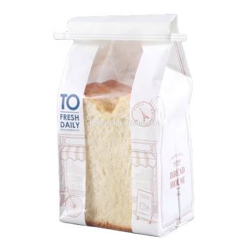 Wholesale Homemad paper bags with twist tie Bakery Biscuit Packaging Kraft Paper Bag