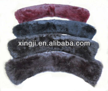 top quality dyed color rabbit fur any size rabbit fur collar
