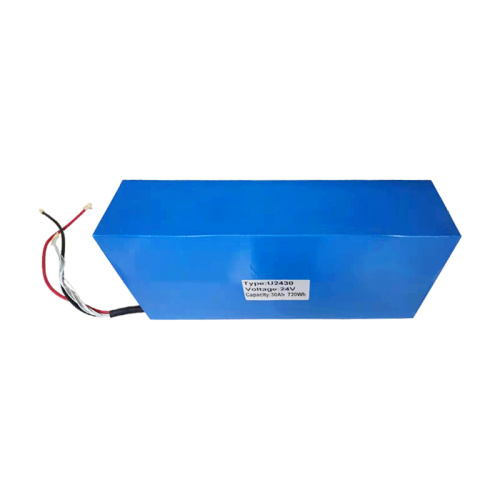 24v 30Ah customize LiFePO4 battery with BMS