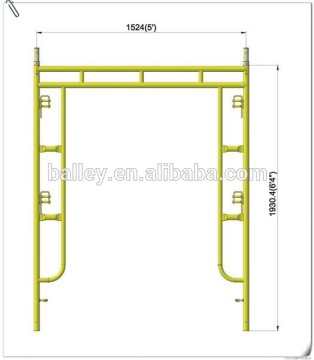 2015 Best selling ladder frame scaffolding