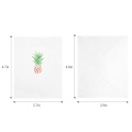 Blank glitter ananas tack kort med logotyp